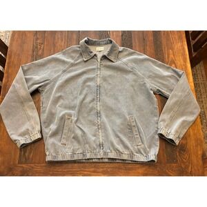 Anthropologie Love + Harmony Denim Zip Up Jacket, Women's size Medium